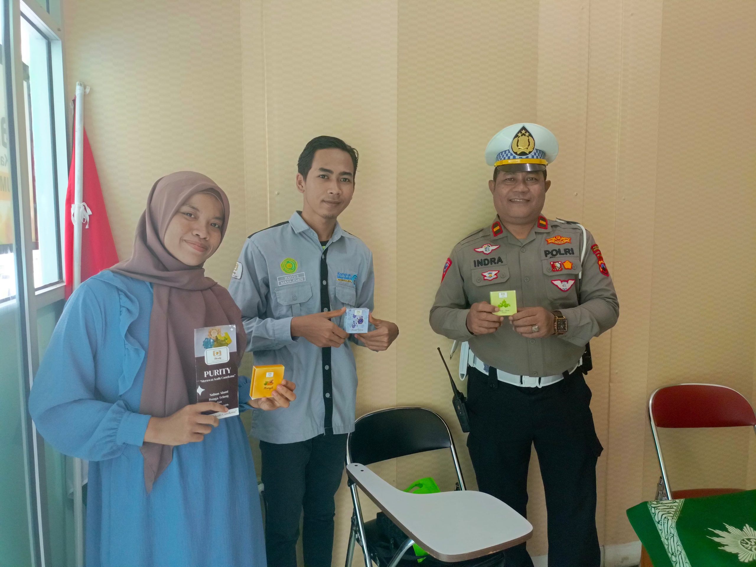 Pemasaran kepada instansi Satlantas Purworejo